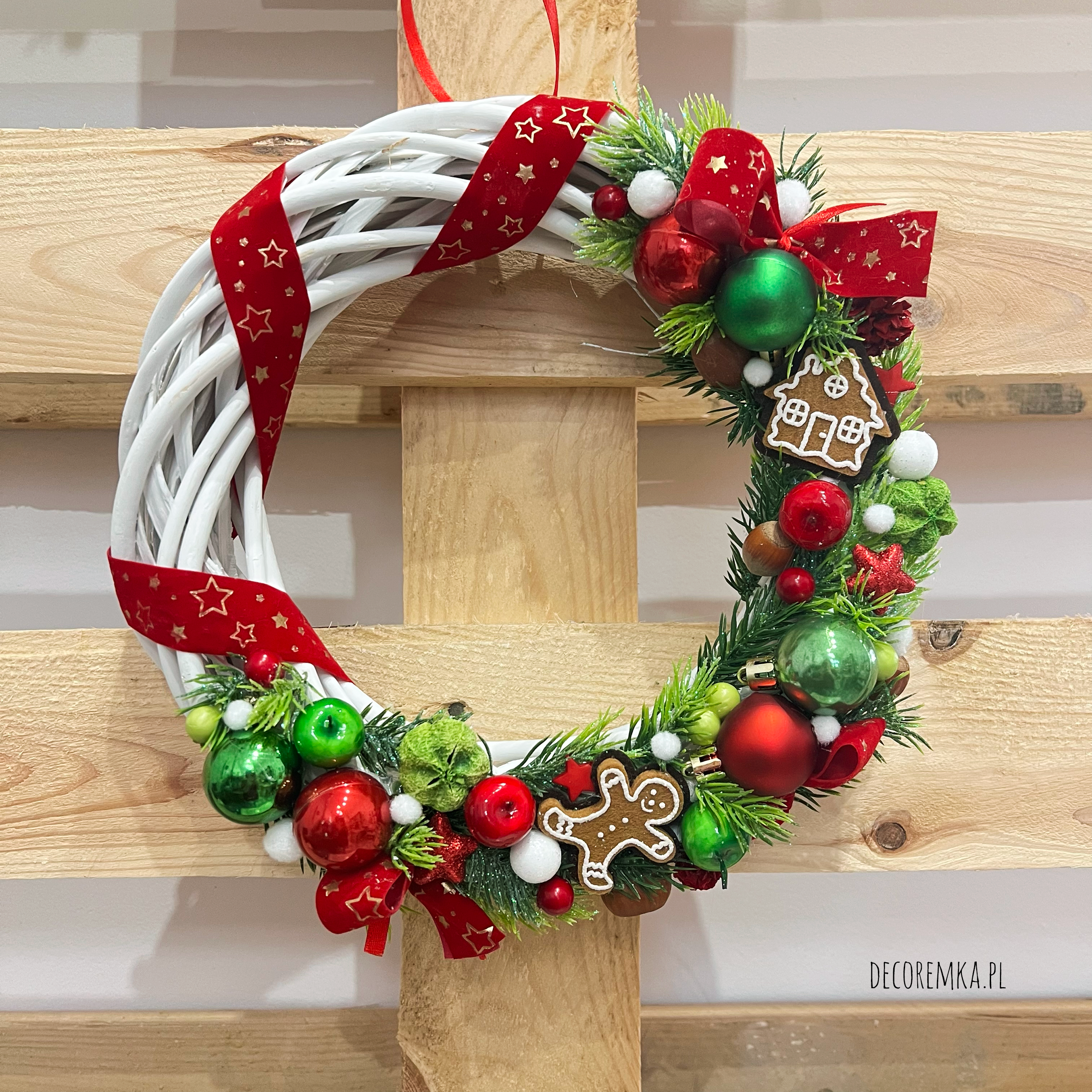 Wianek świąteczny - Merry Christmas