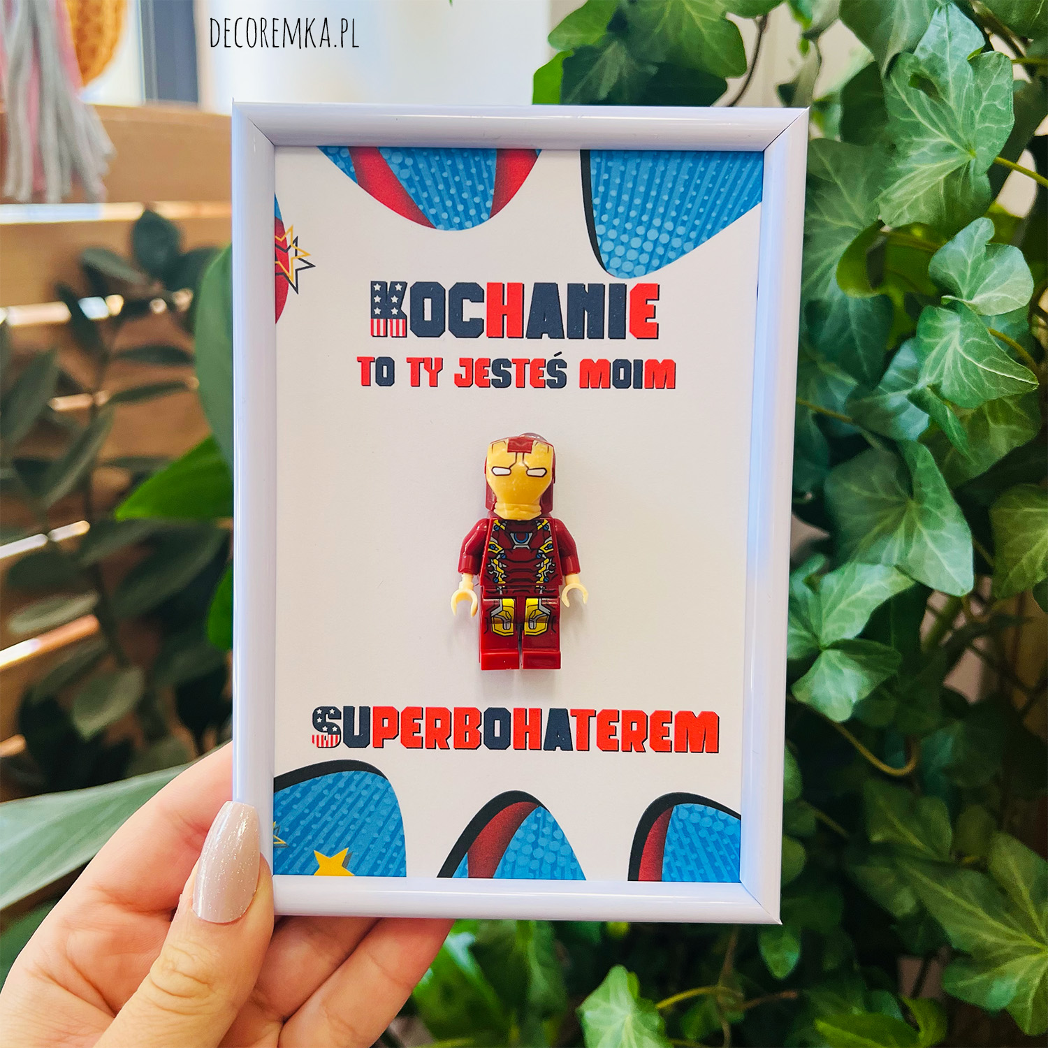 ramka superbohater iron man