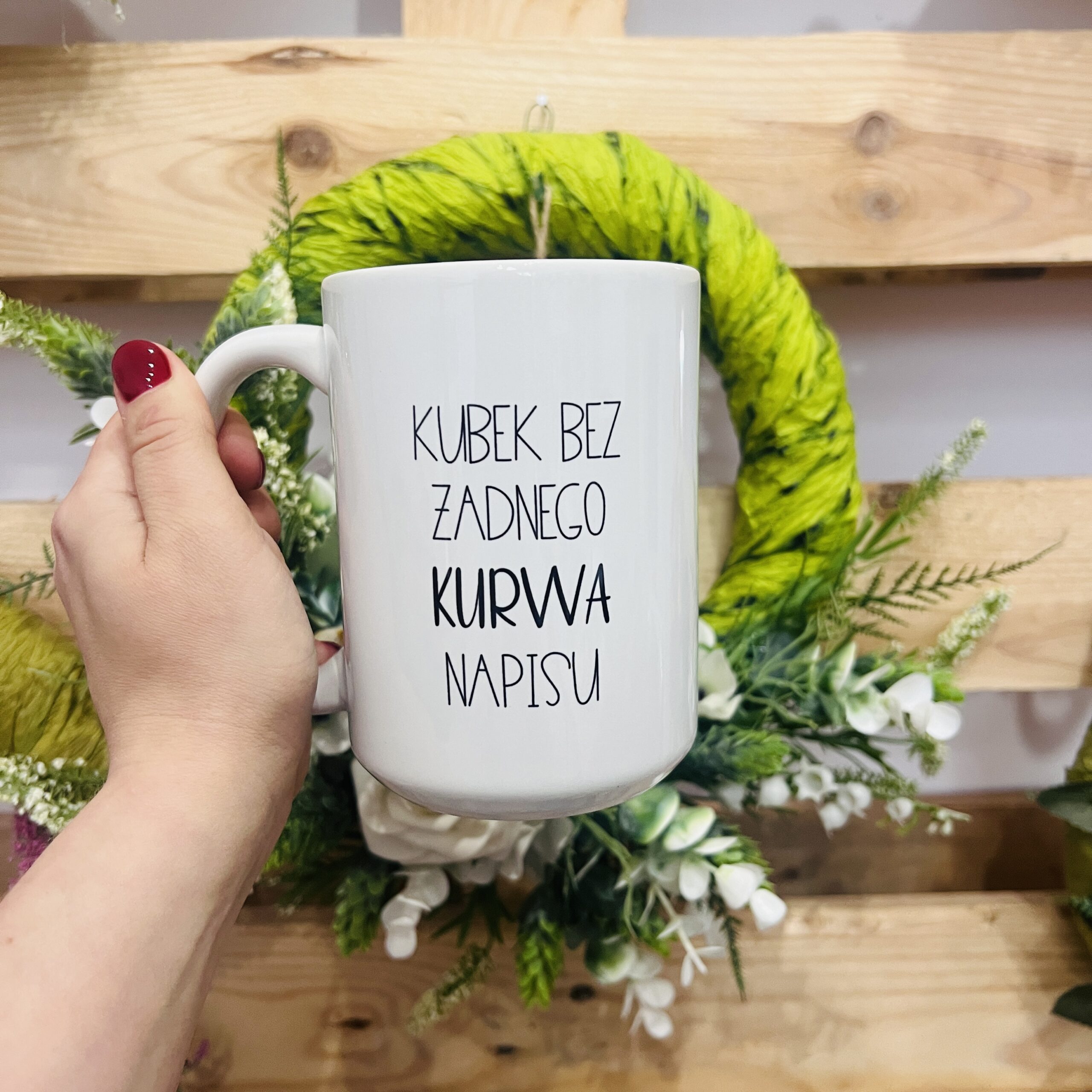Kubek bez żadnego kurwa napisu
