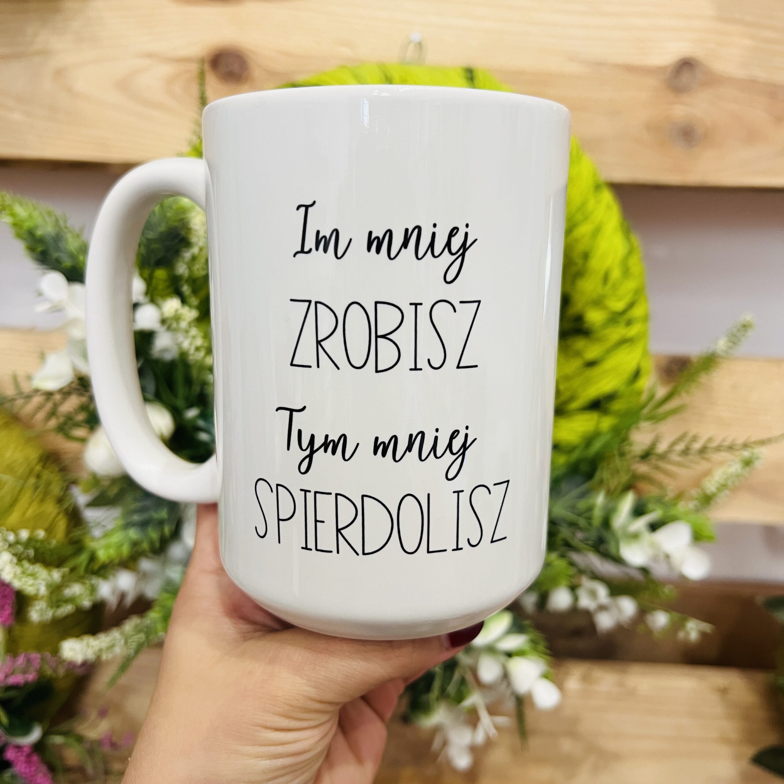 Kubek - im mniej zrobisz tym mniej spierdolisz