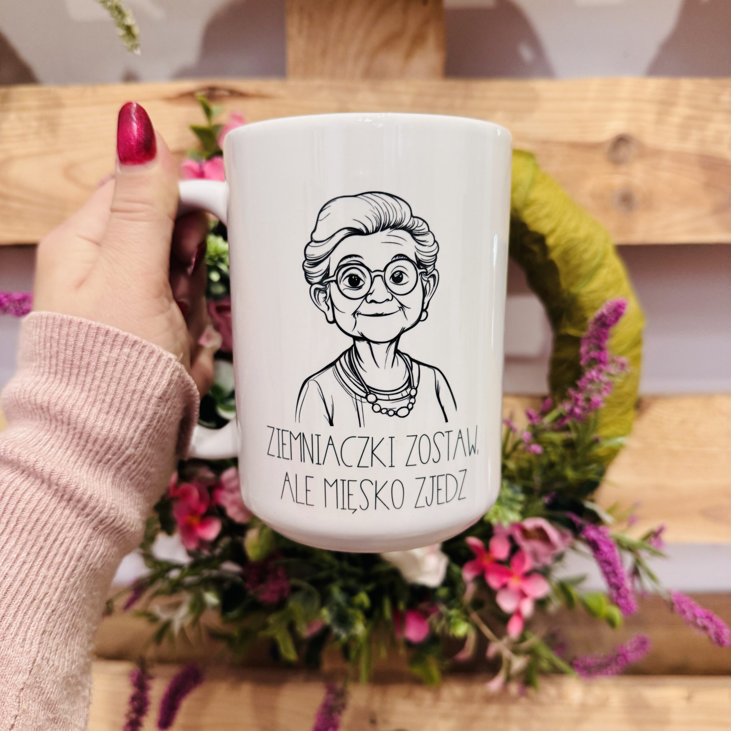 Kubek dla babci - ziemniaczki zostaw, ale mięsko zjedz