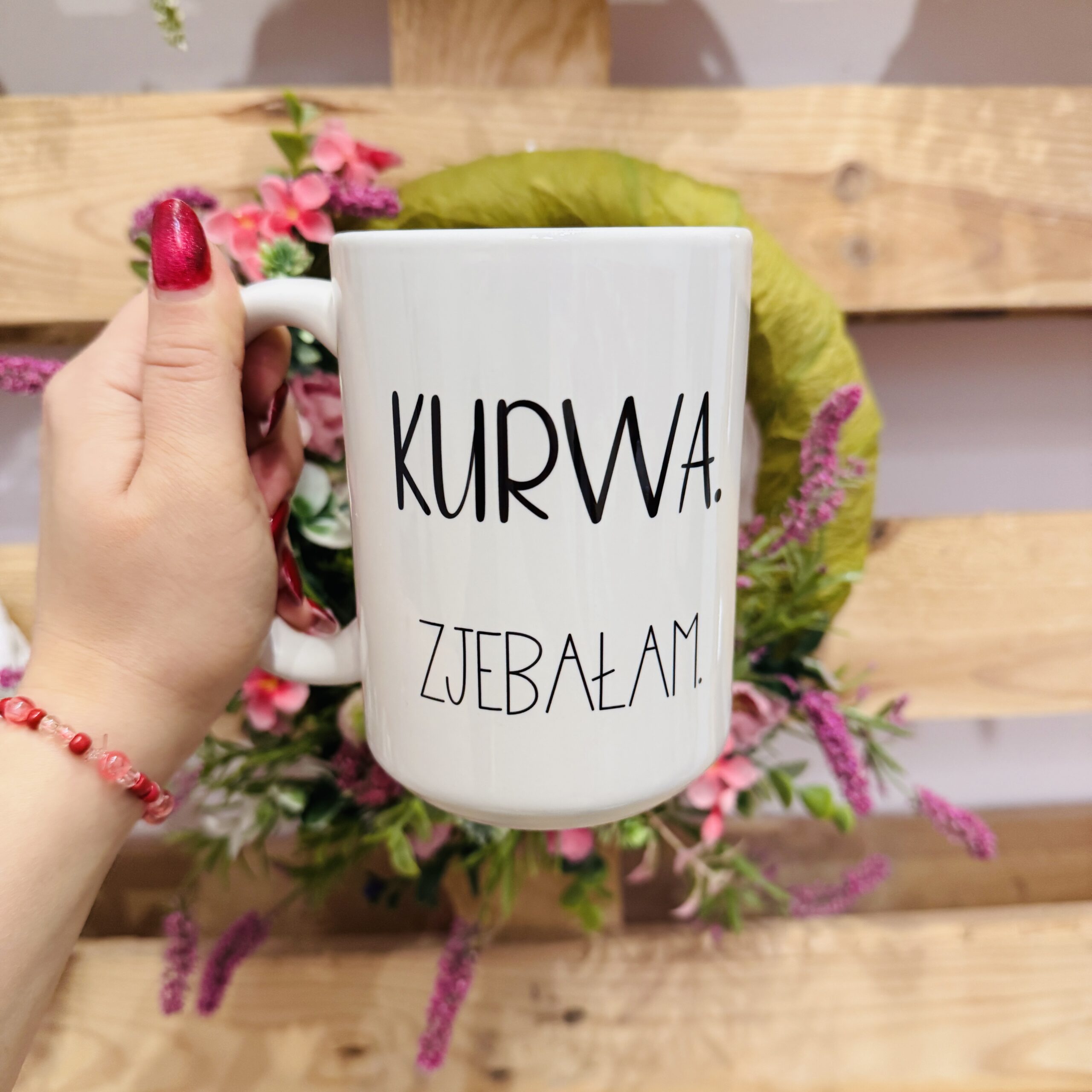 Kubek - kurwa. zjebałam.