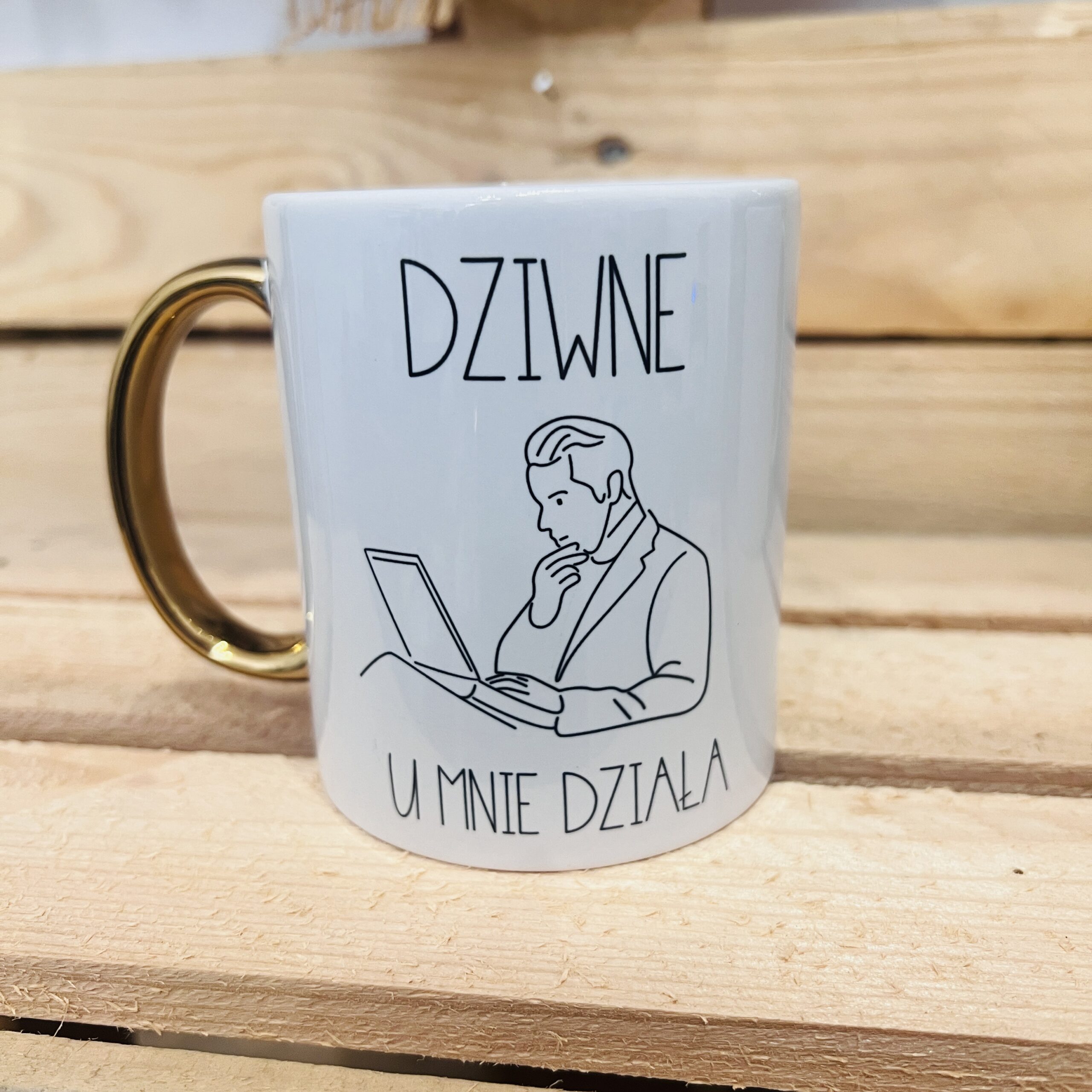 Kubek - dziwne, u mnie działa złoty